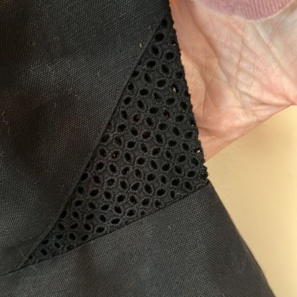 NWT Ann Taylor Loft Black Cut Out Style Linen Dress - Picture 5 of 10